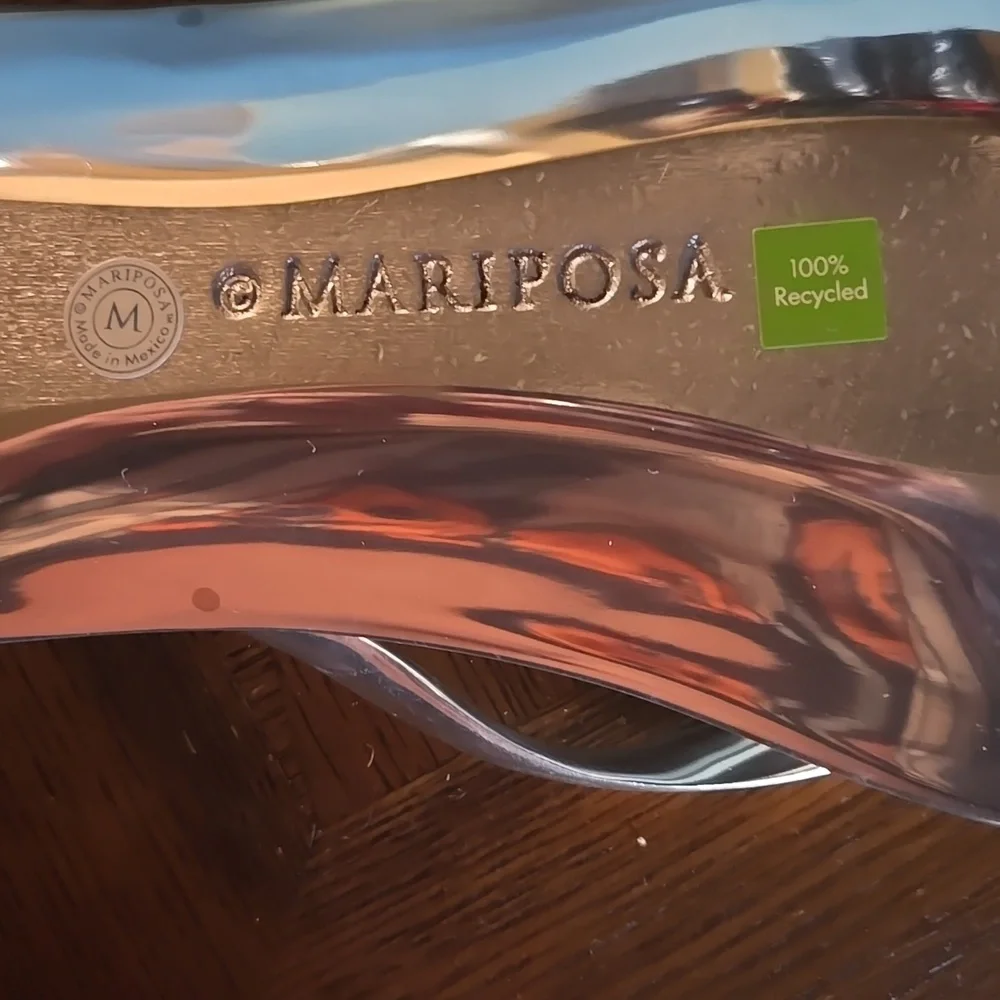 Mariposa large silver flip flop - Picture 4 of 4